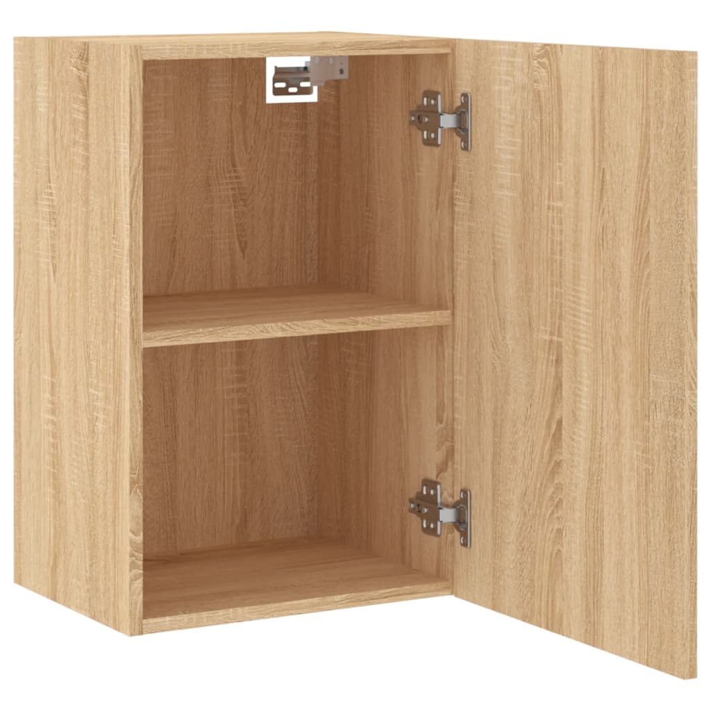 Meubles muraux TV 2 pièces chêne Sonoma 40,5x30x60 cm matériau bois.