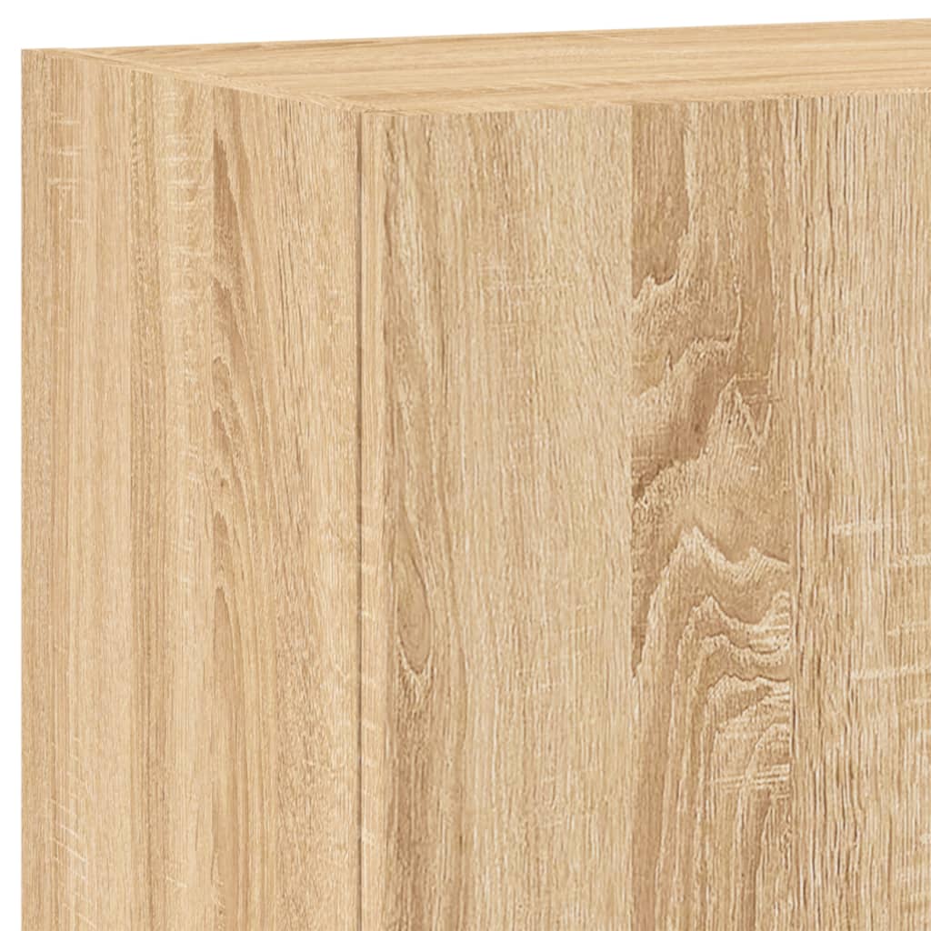 TV-Wandschrank Sonoma-Eiche 40,5x30x90 cm Holzwerkstoff