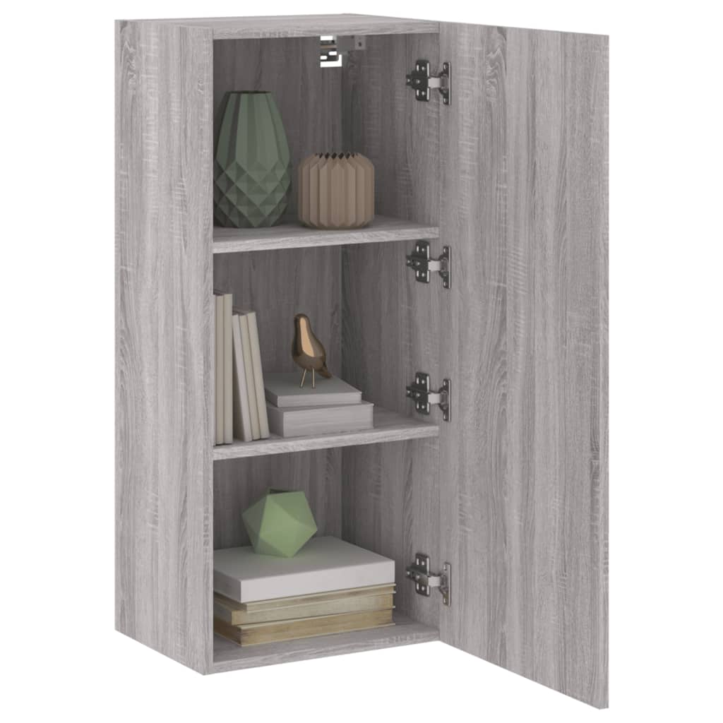 TV-Wandschrank Grau Sonoma 40,5x30x90 cm Holzwerkstoff