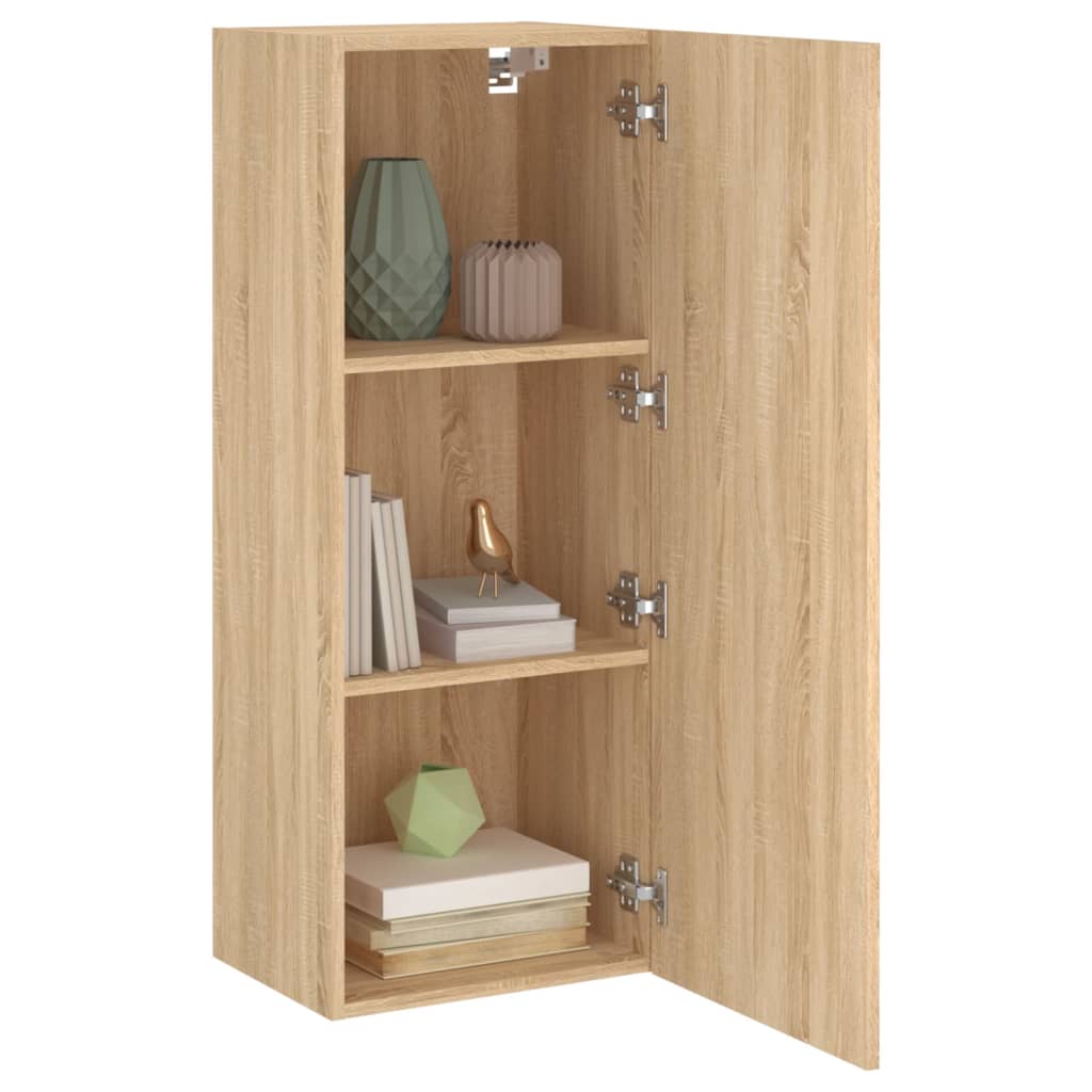 TV-Wandschrank Sonoma-Eiche 40,5x30x102 cm Holzwerkstoff