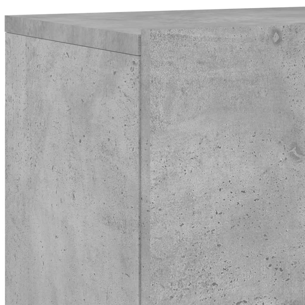 Armoires murales TV 2 pcs gris béton 60x30x41 cm