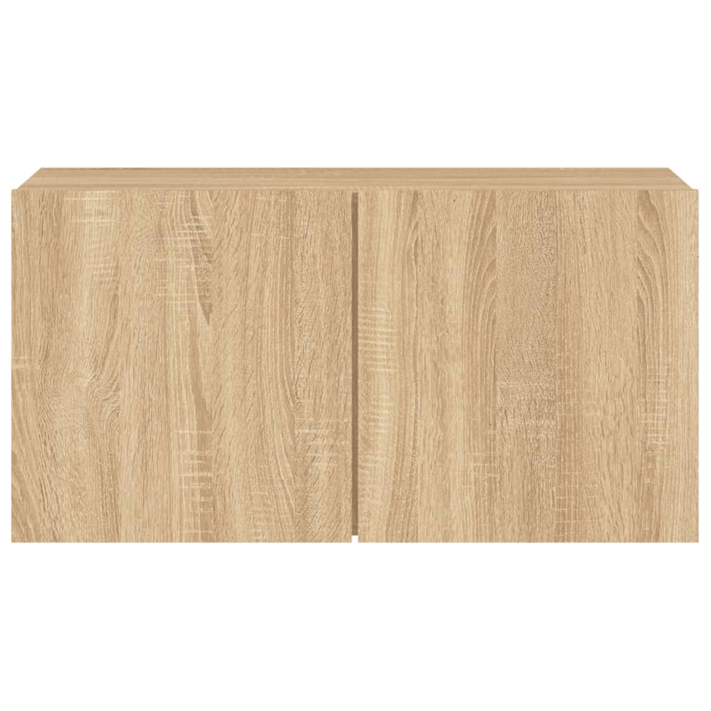 TV-Wandschrank Sonoma-Eiche 80x30x41 cm