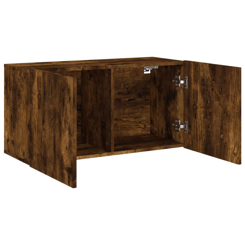 TV-Wandschrank Räuchereiche 80x30x41 cm