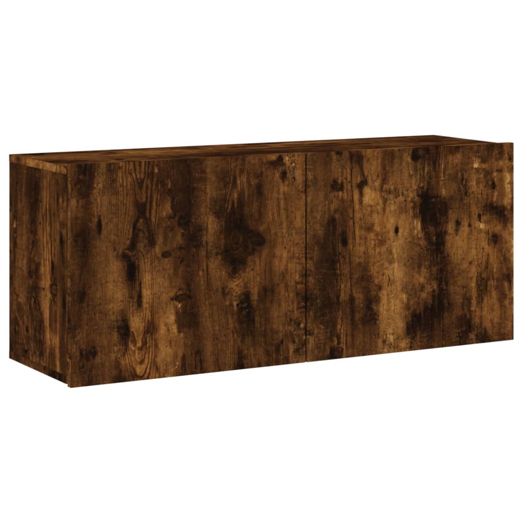 TV-Wandschrank Räuchereiche 100x30x41 cm