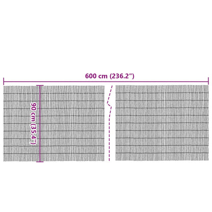 Gartenzaun 600x90 cm Schilf