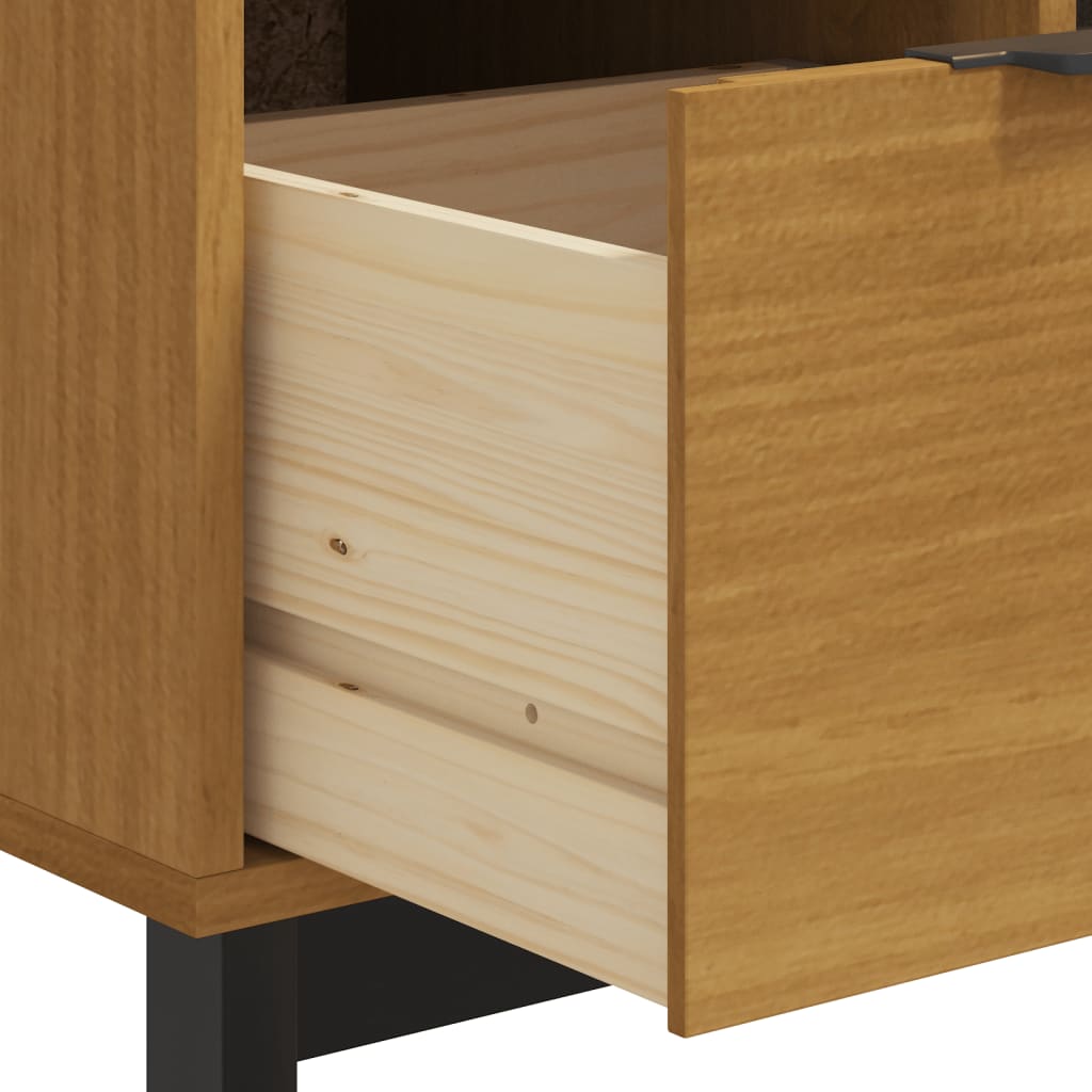 Drawer cabinet FLAM 110x40x80 cm solid pine