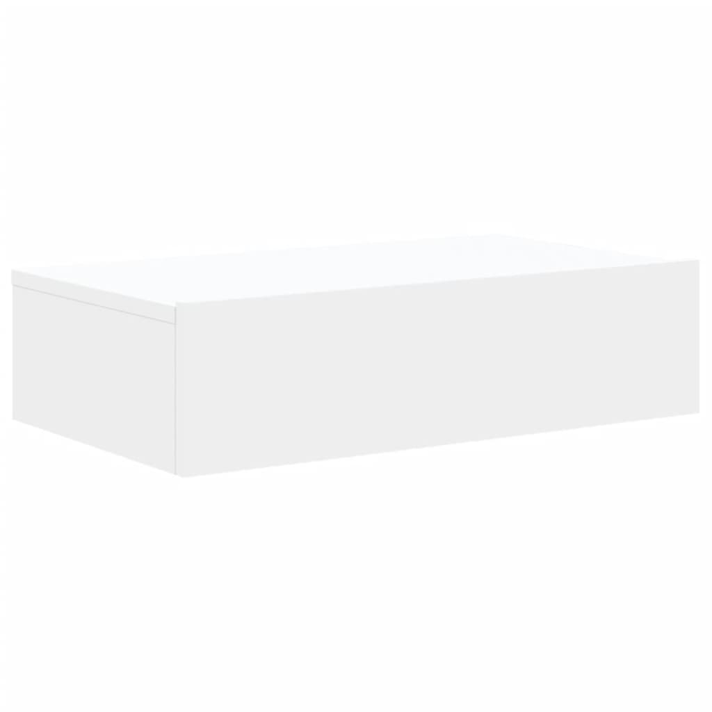 Meuble TV avec lumières LED blanc 60x35x15,5 cm