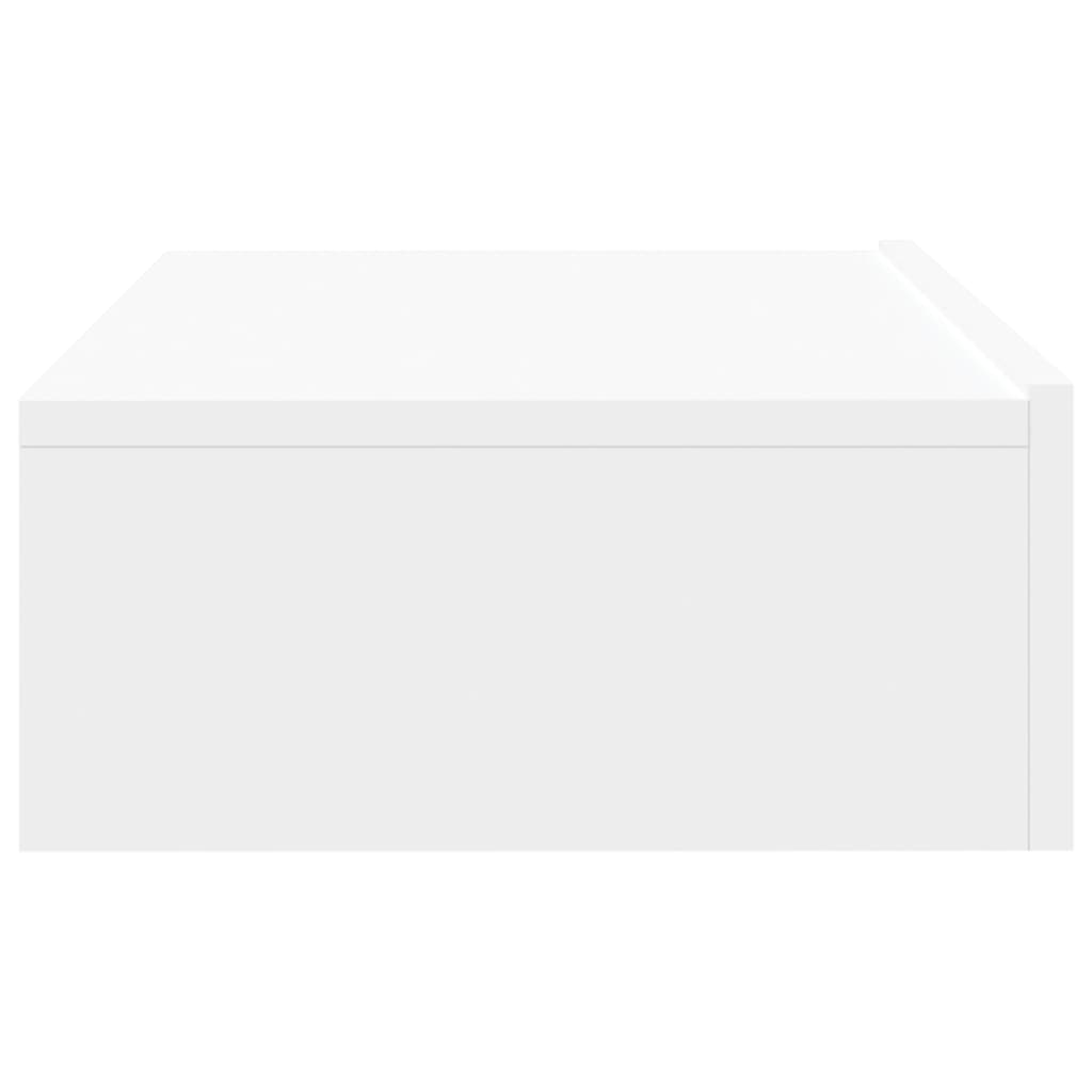 Meuble TV avec lumières LED blanc 60x35x15,5 cm