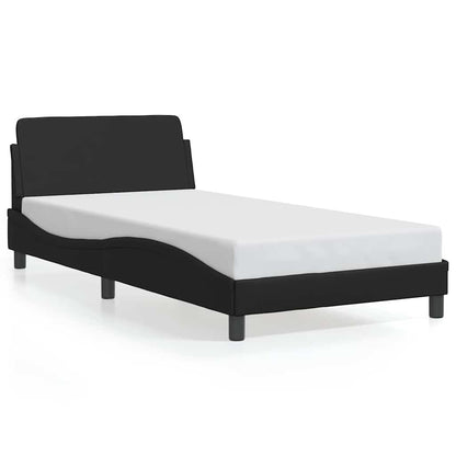 Bettgestell "Dover" Schwarz 100x200 cm Kunstleder