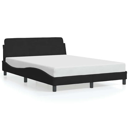 Bettgestell "Dover" Schwarz 120x200 cm Samt