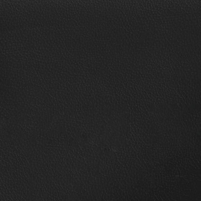 Bettgestell "Dover" Schwarz 120x200 cm Kunstleder