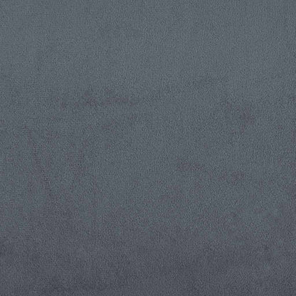 Bettgestell "Dover" Dunkelgrau 200x200 cm Samt