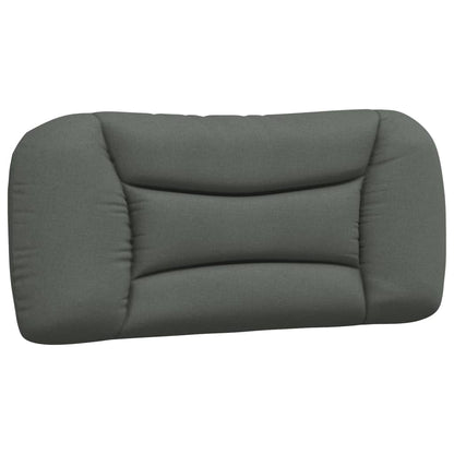 Kopfteil-Kissen "Hvar" Dunkelgrau 80 cm Stoff