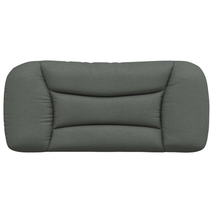 Kopfteil-Kissen "Hvar" Dunkelgrau 80 cm Stoff