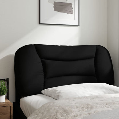 Kopfteil-Kissen "Hvar" Schwarz 80 cm Stoff