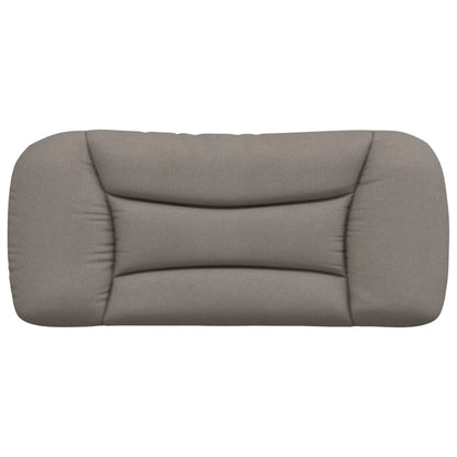 Kopfteil-Kissen "Hvar" Taupe 80 cm Stoff