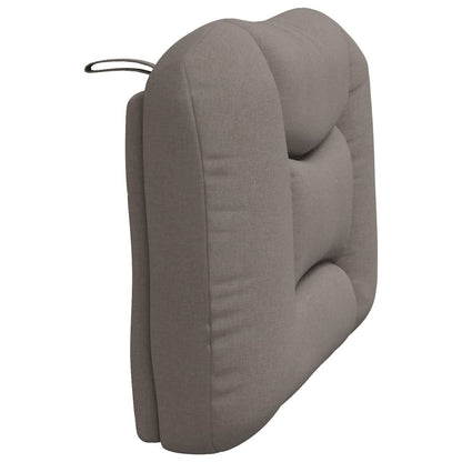 Kopfteil-Kissen "Hvar" Taupe 80 cm Stoff