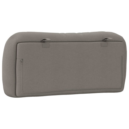 Kopfteil-Kissen "Hvar" Taupe 80 cm Stoff