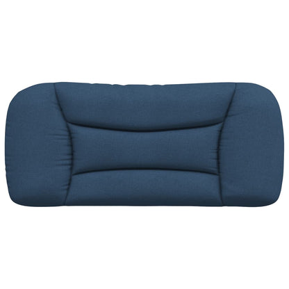 Kopfteil-Kissen "Hvar" Blau 80 cm Stoff