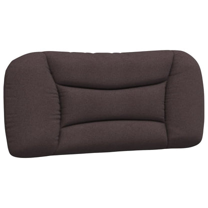 Kopfteil-Kissen "Hvar" Dunkelbraun 90 cm Stoff