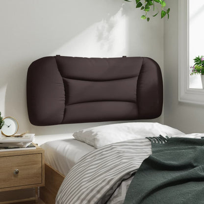 Kopfteil-Kissen "Hvar" Dunkelbraun 90 cm Stoff