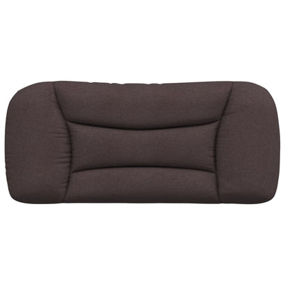 Kopfteil-Kissen "Hvar" Dunkelbraun 90 cm Stoff