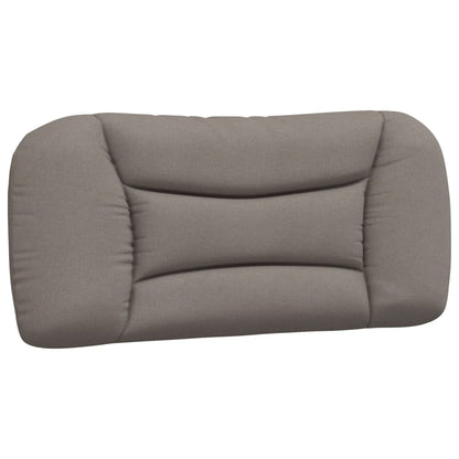 Kopfteil-Kissen "Hvar" Taupe 90 cm Stoff