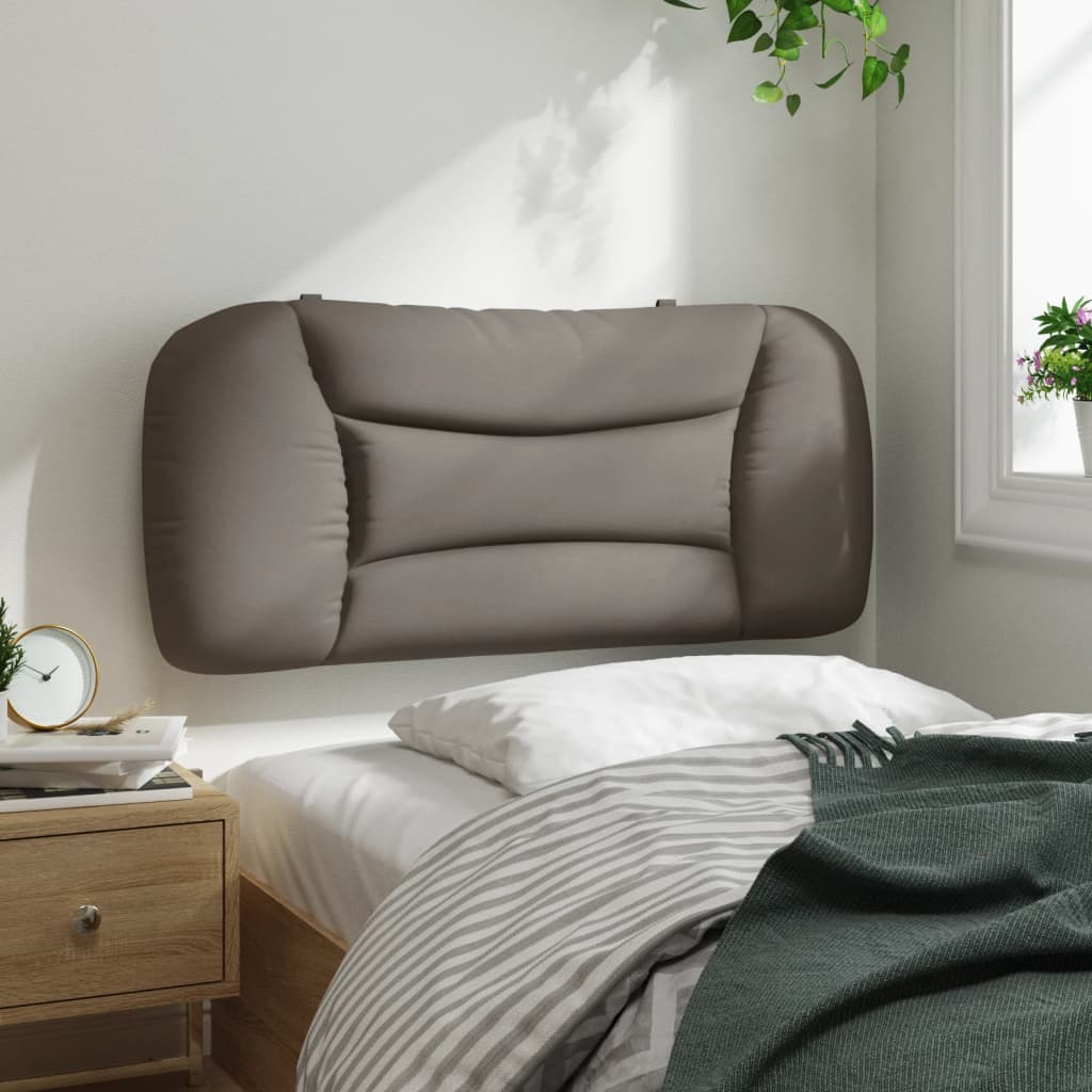 Kopfteil-Kissen "Hvar" Taupe 90 cm Stoff