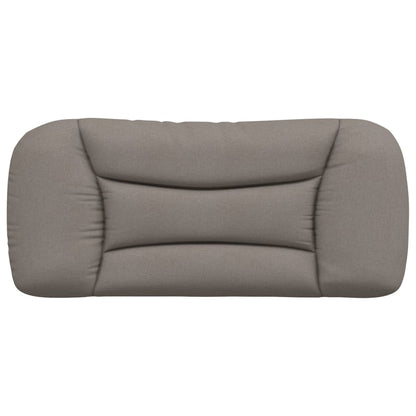 Kopfteil-Kissen "Hvar" Taupe 90 cm Stoff