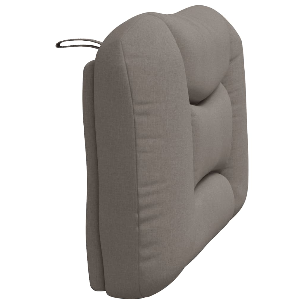 Kopfteil-Kissen "Hvar" Taupe 90 cm Stoff