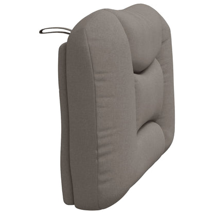 Kopfteil-Kissen "Hvar" Taupe 90 cm Stoff