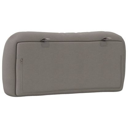 Kopfteil-Kissen "Hvar" Taupe 90 cm Stoff