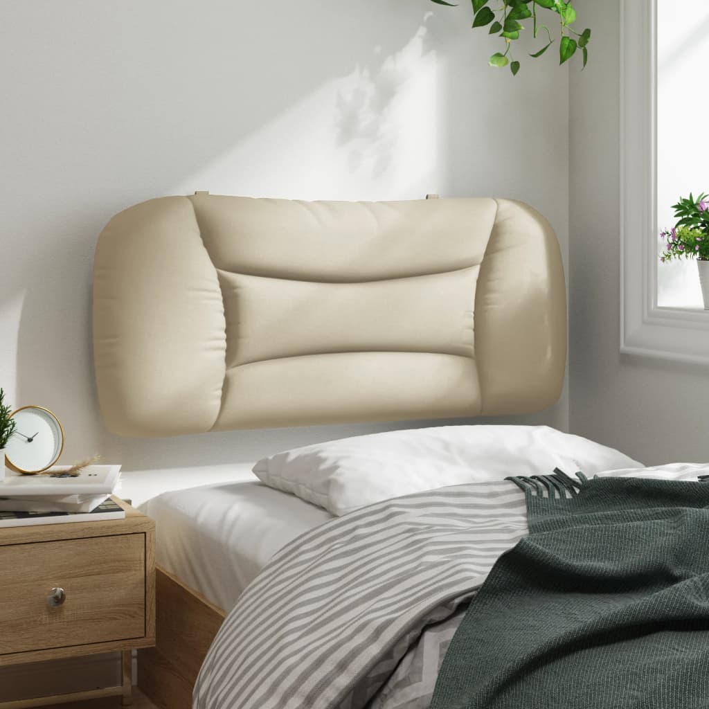 Kopfteil-Kissen "Hvar" Creme 90 cm Stoff