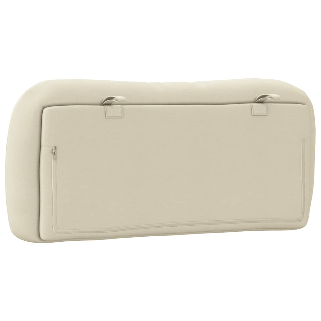 Kopfteil-Kissen "Hvar" Creme 90 cm Stoff