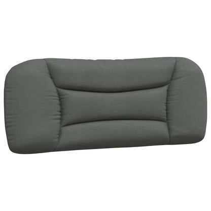 Kopfteil-Kissen "Hvar" Dunkelgrau 100 cm Stoff
