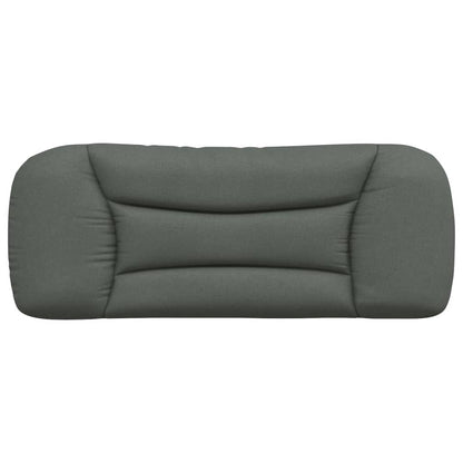 Kopfteil-Kissen "Hvar" Dunkelgrau 100 cm Stoff