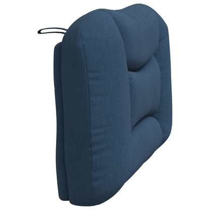 Kopfteil-Kissen "Hvar" Blau 100 cm Stoff