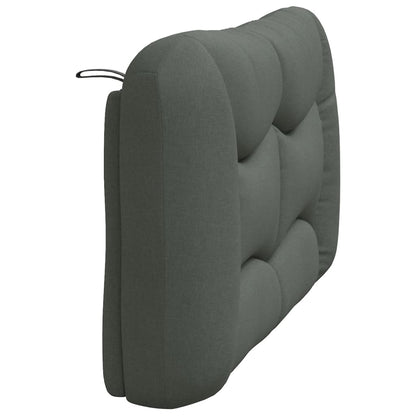 Kopfteil-Kissen "Hvar" Dunkelgrau 120 cm Stoff