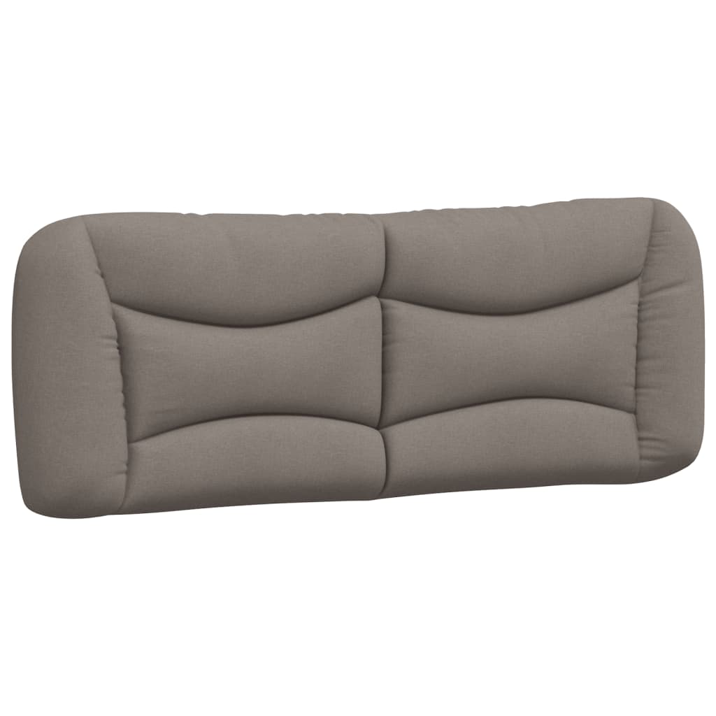 Kopfteil-Kissen "Hvar" Taupe 120 cm Stoff