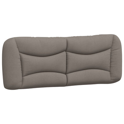 Kopfteil-Kissen "Hvar" Taupe 120 cm Stoff