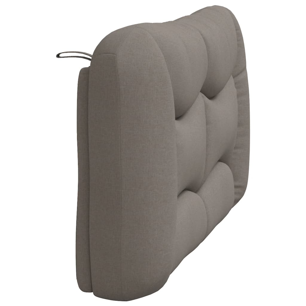 Kopfteil-Kissen "Hvar" Taupe 120 cm Stoff