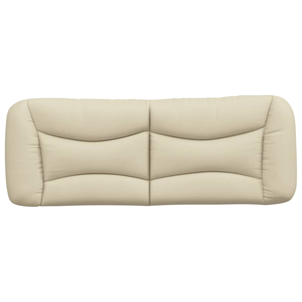 Kopfteil-Kissen "Hvar" Creme 120 cm Stoff