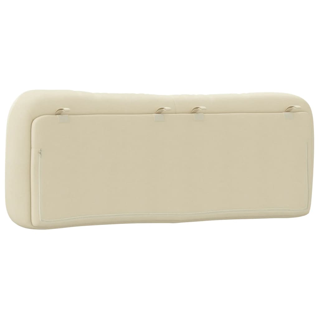 Kopfteil-Kissen "Hvar" Creme 120 cm Stoff