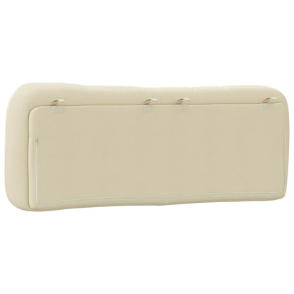 Kopfteil-Kissen "Hvar" Creme 120 cm Stoff