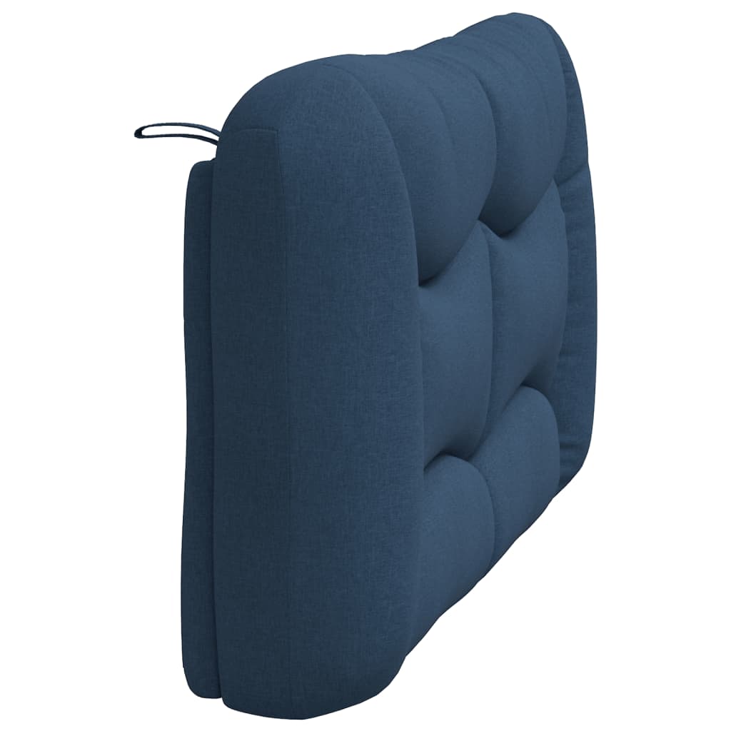 Kopfteil-Kissen "Hvar" Blau 120 cm Stoff