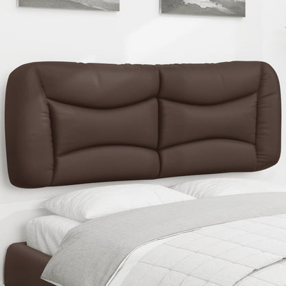 Kopfteil-Kissen "Hvar" Braun 120 cm Kunstleder