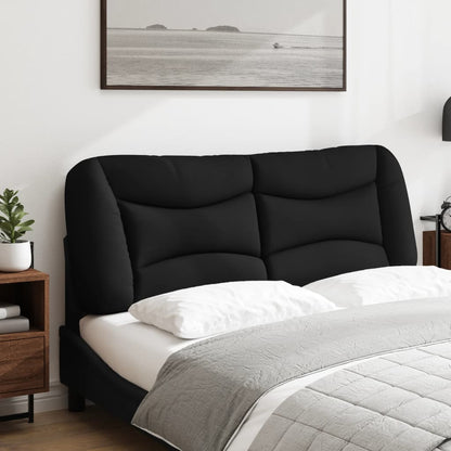 Kopfteil-Kissen "Hvar" Schwarz 140 cm Stoff