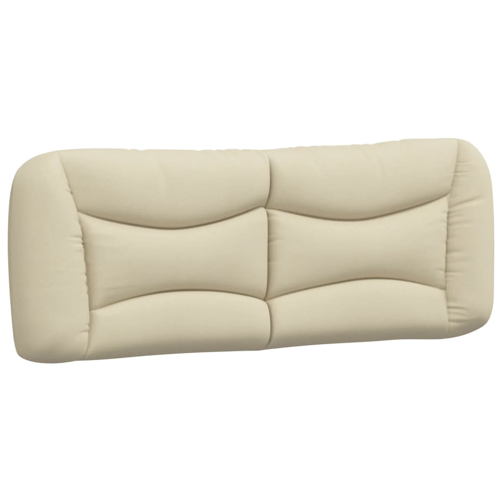 Kopfteil-Kissen "Hvar" Creme 140 cm Stoff