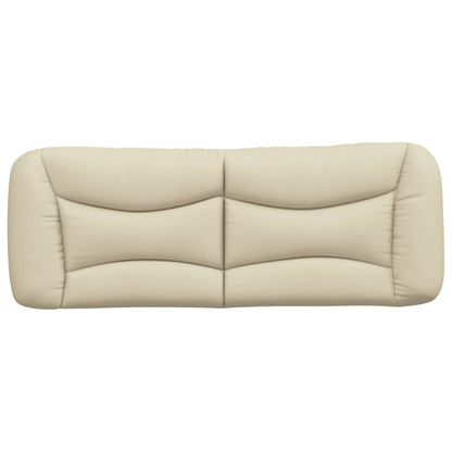 Kopfteil-Kissen "Hvar" Creme 140 cm Stoff