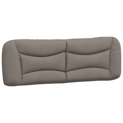 Kopfteil-Kissen "Hvar" Taupe 160 cm Stoff